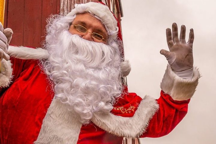 a person wearing a costume